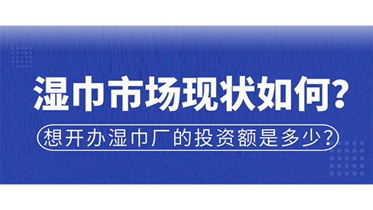 湿巾市场现状如何？想开办湿巾厂的投资额是多少？