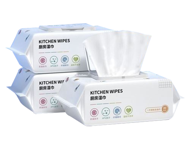 大包100抽厨房湿巾生产线