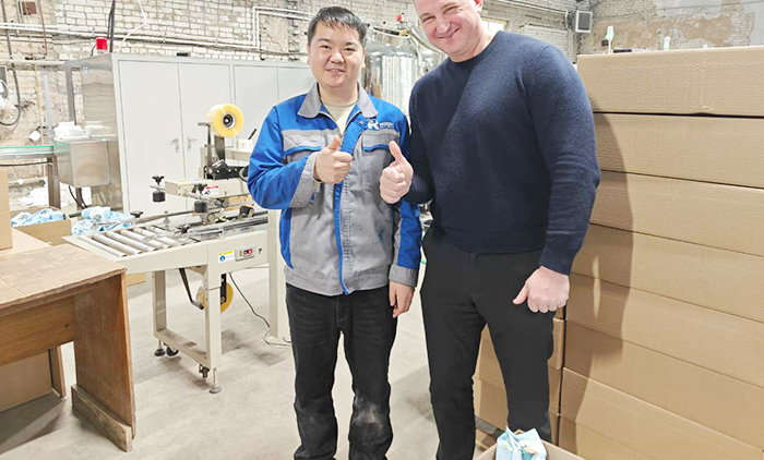 俄罗斯 20道湿巾生产线设备