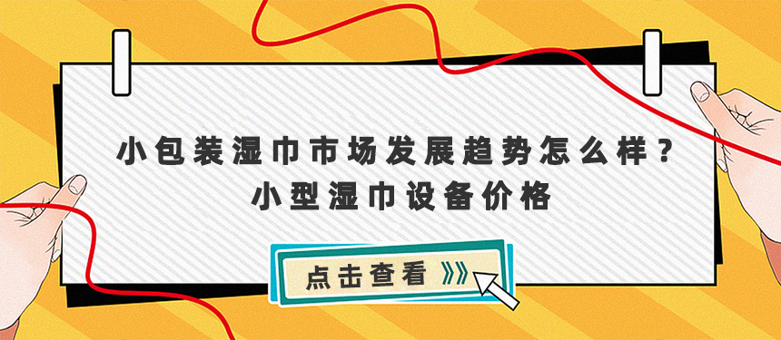 小包装湿巾市场发展趋势怎么样？小型湿巾设备及价格