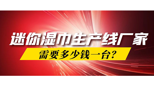 迷你湿巾生产线厂家，需要多少钱一台？