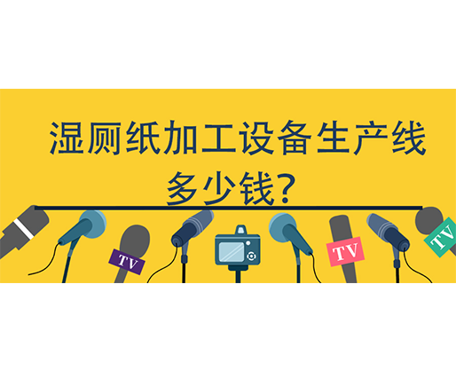 湿厕纸加工设备生产线多少钱？