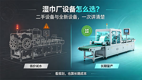 湿巾厂设备选型指南:全新设备和二手设备怎么选? 湿巾厂设备选型指南:全新设备和二手设备怎么选?