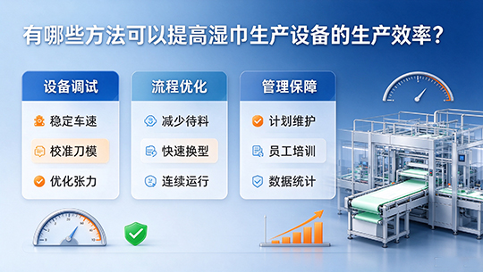 有哪些方法可以提高湿巾生产设备的生产效率 有哪些方法可以提高湿巾生产设备的生产效率