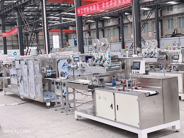 海德晟6道全自动湿巾生产线效益分析